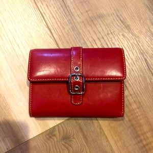 Coach Wallet in Red